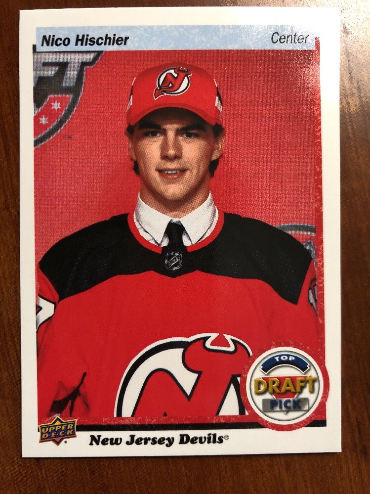 2018 UD Hockey Top Draft Pick #Draft-33 Nico Hischier 2018 UD Hockey Top Draft Pick #Draft-33 Nico Hischier
