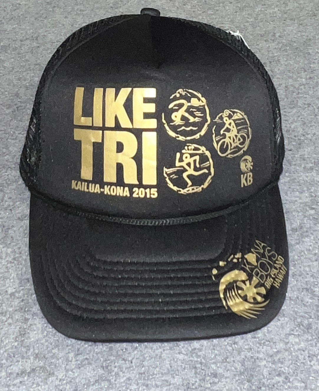 new LIKE TRI KAILUA-KONA 2015 TRUCKER HAT Triathlon Kona Boys Snapback Hat