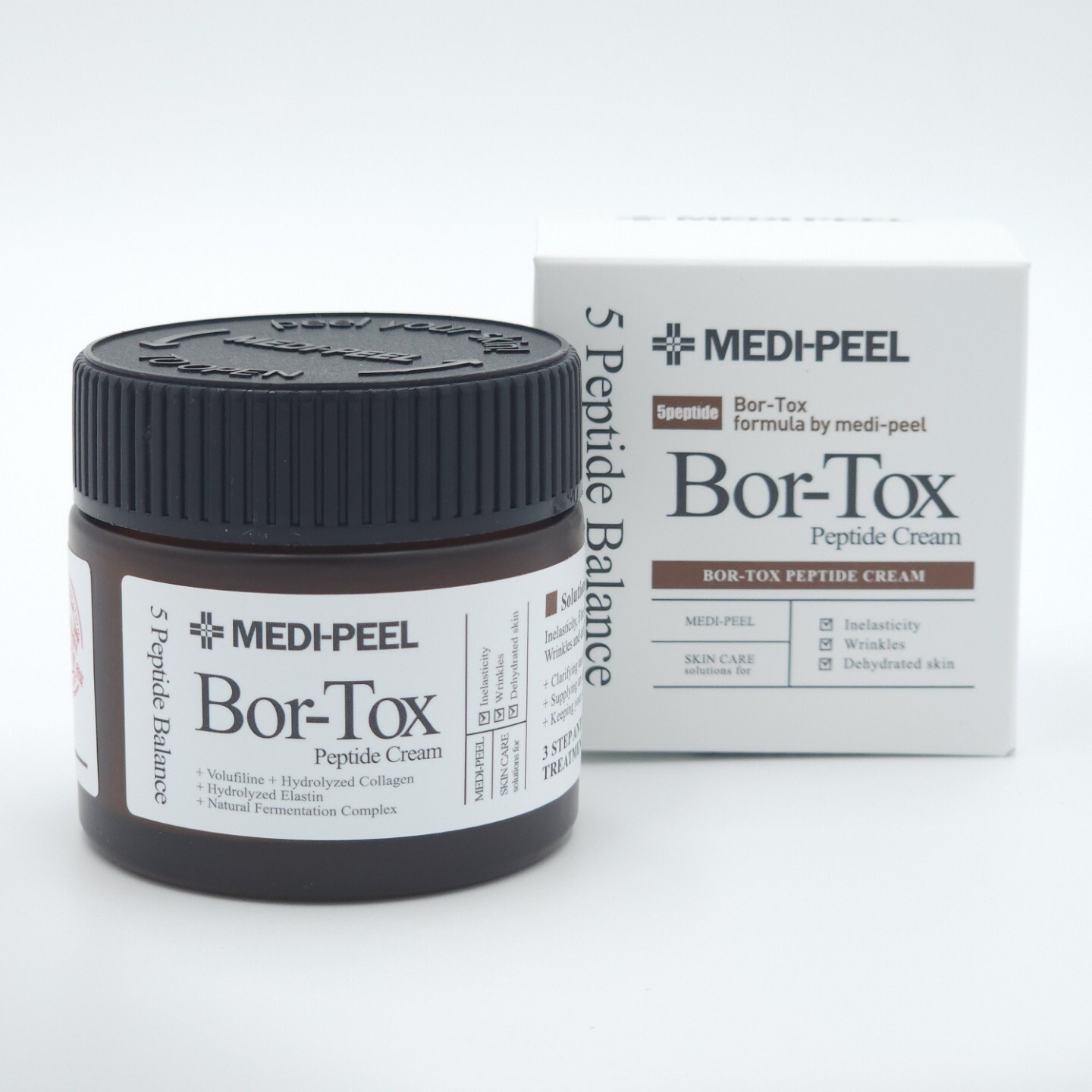 MEDI PEEL Bor Tox Peptide Cream 50g Anti Wrinkle Moisturizing Elastic K-Beauty