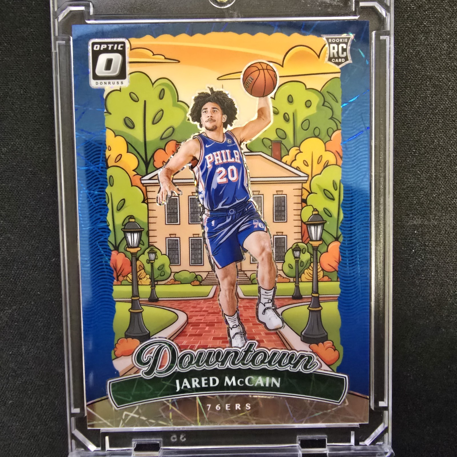 Jared McCain #28 2024-25 Panini Donruss Optic DOWNTOWN SSP rookie Jared McCain #28 2024-25 Panini Donruss Optic DOWNTOWN SSP rookie
