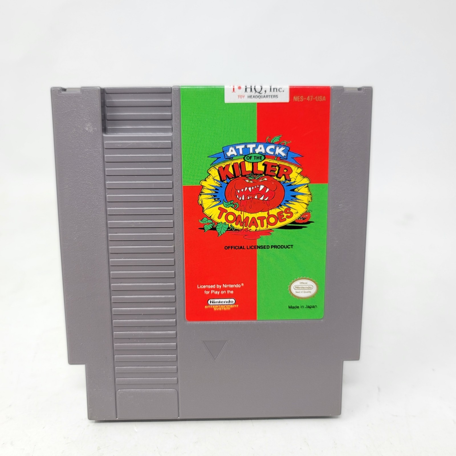 Attack of the Killer Tomatoes NES (Nintendo Entertainment) Authentic Tested