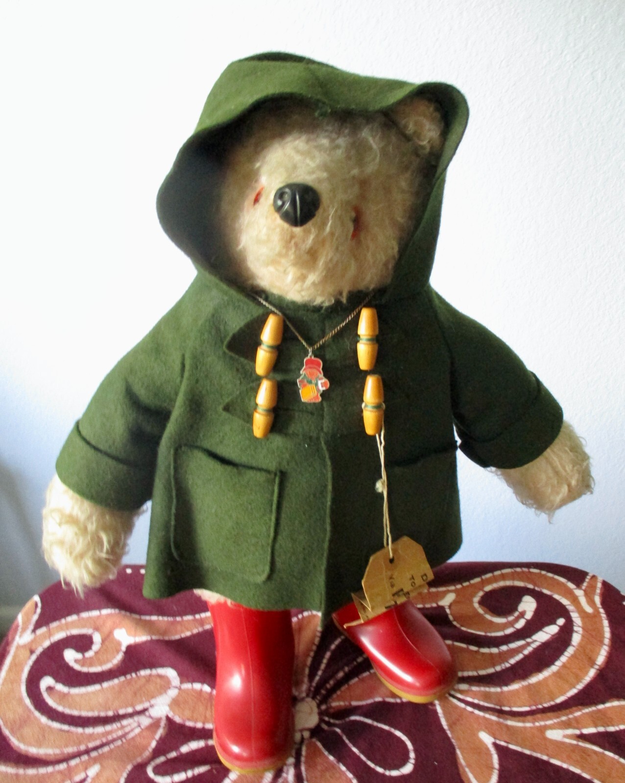 VTG 1972 1st Edt Paddington Bear Gabriel Design Dunlop Boot Handmade England 