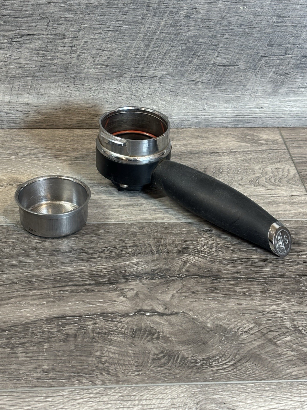 Starbucks SIN006 Saeco Barista Espresso Pressurized Portafilter Basket Handle Starbucks SIN006 Saeco Barista Espresso Pressurized Portafilter Basket Handle