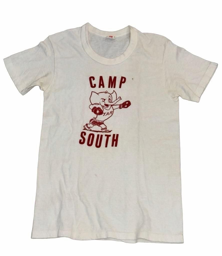 Hanes Vintage Camp South Elephant Graphic T-Shirt Item 0470