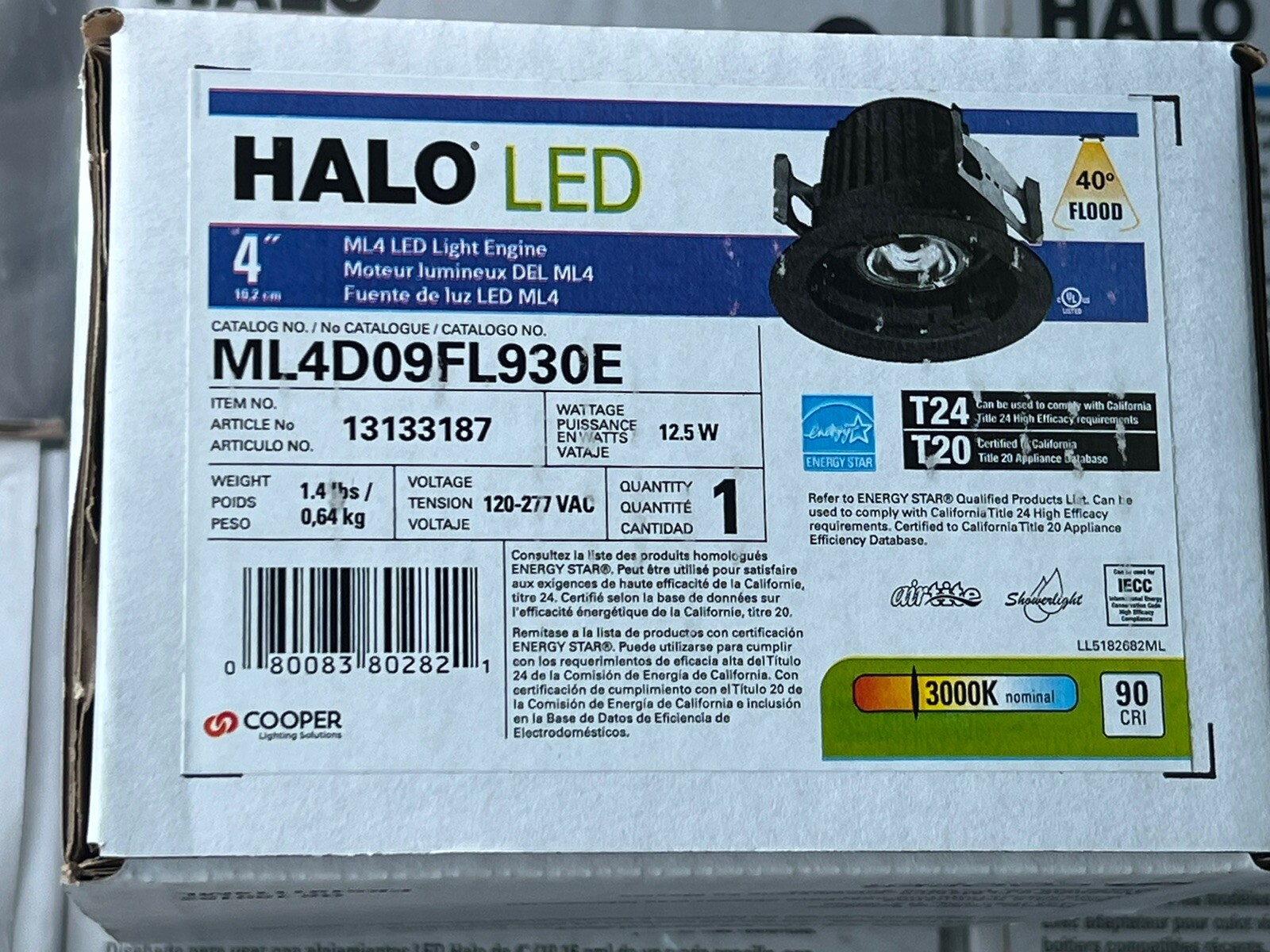 Halo LED  ML4D09FL930E Recessed 4\