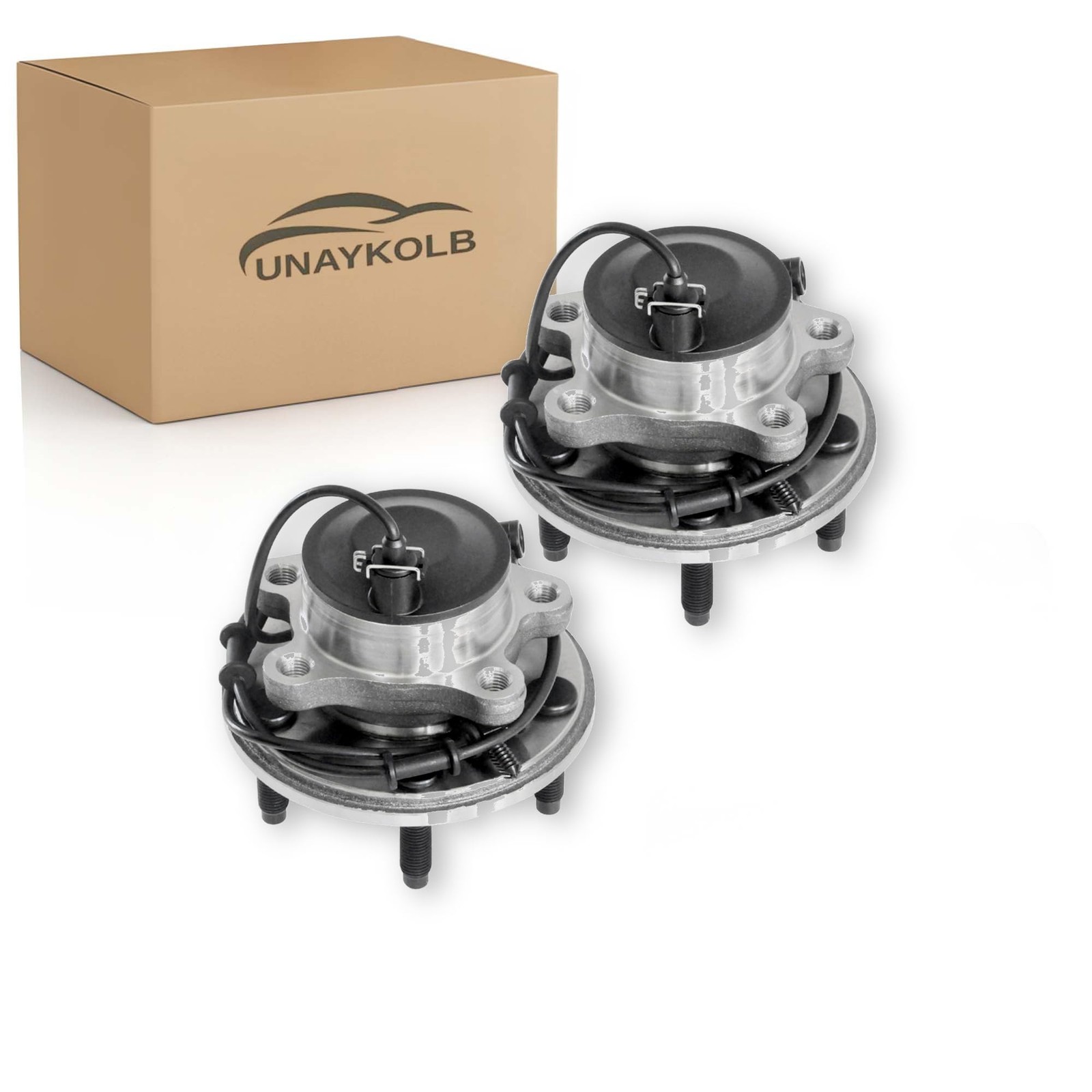 2 Pieces Front Wheel Hub Bearing for Jaguar S Type XJ8 XF XJR 2000 2014 ABS