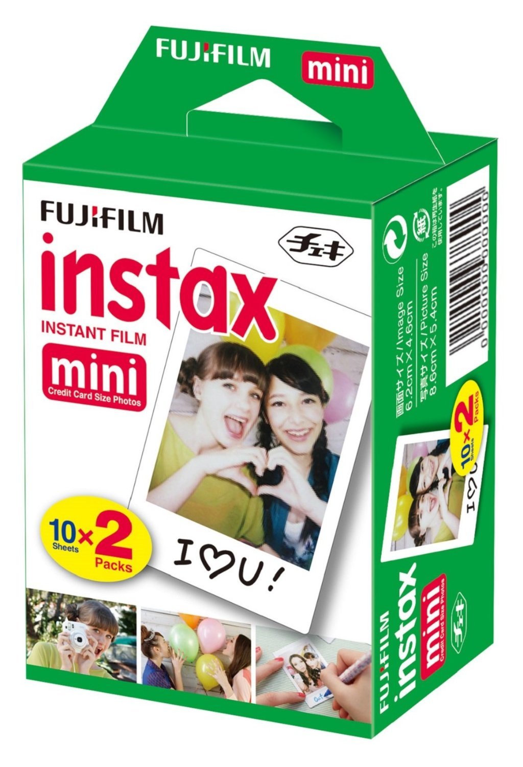 20-40-50-60 & 100 Prints Fujifilm instax instant film For mini 8,9,11,12 Camera