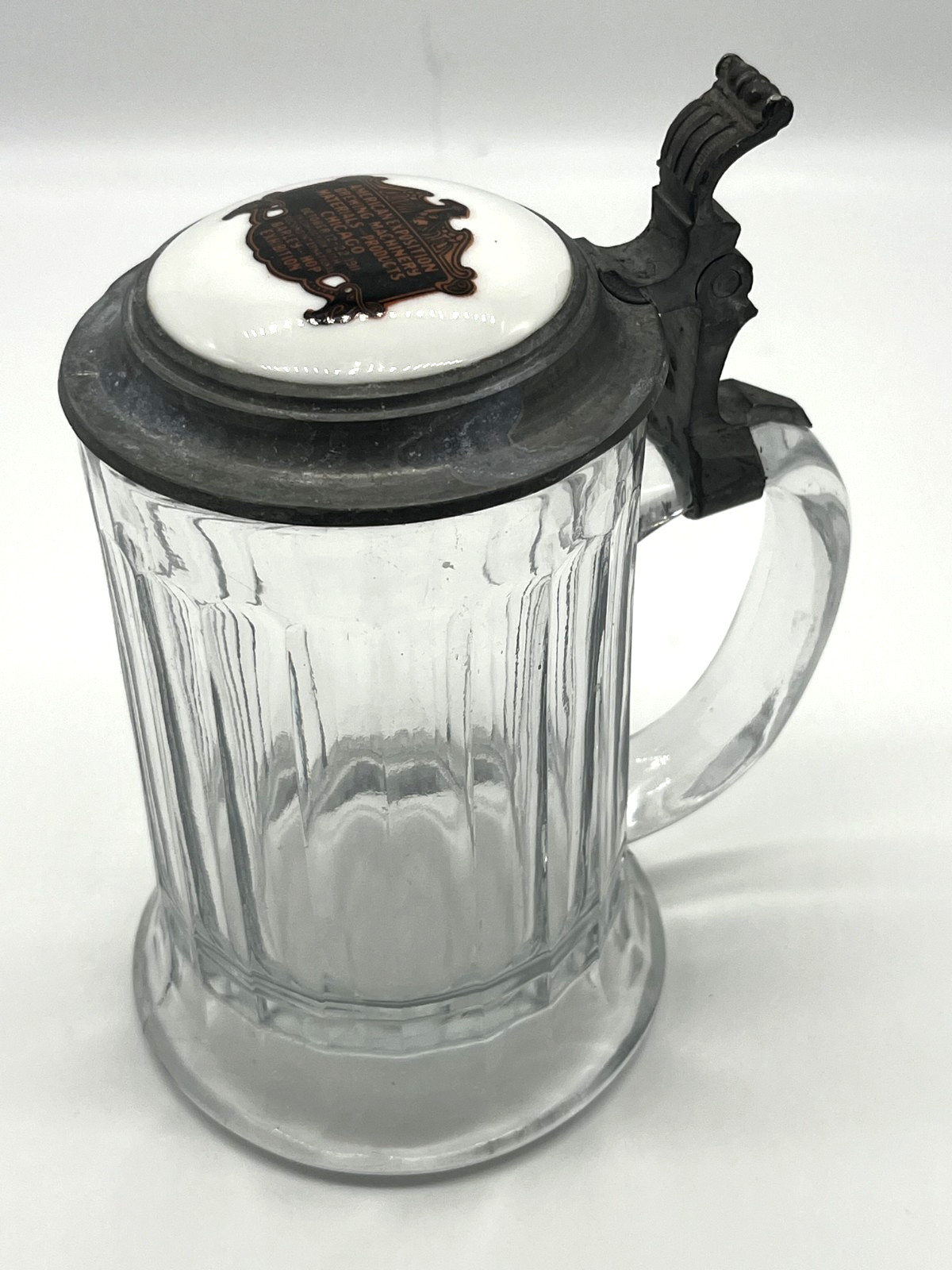 Vintage Chicago American Exposition Brewing Barley & Hops Stein/Mug Germany 1911