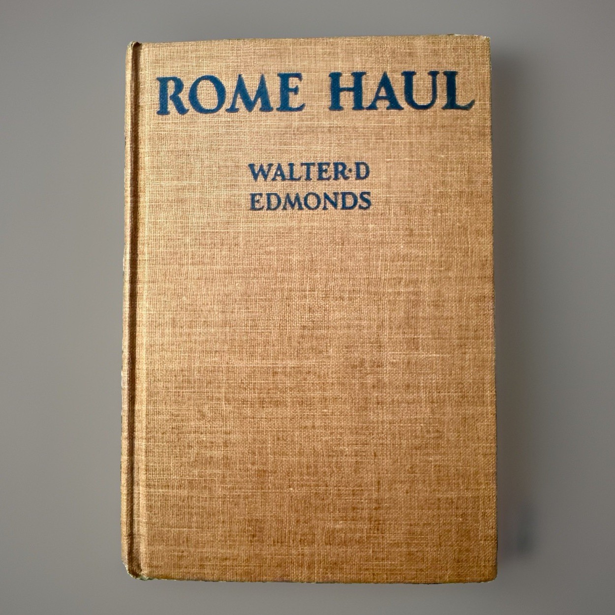 Vintage 1942 Rome Haul Walter D Edmonds Eric Canal Dust Jacket Triangle Books