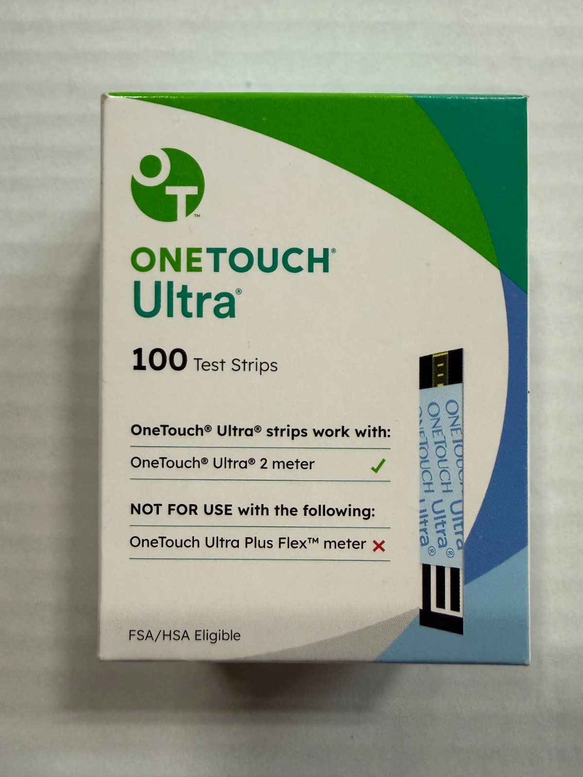 One Touch Ultra Blood Glucose Test Strips 100 Count, New. Expiration 9/2026+ One Touch Ultra Blood Glucose Test Strips 100 Count, New. Expiration 9/2026+