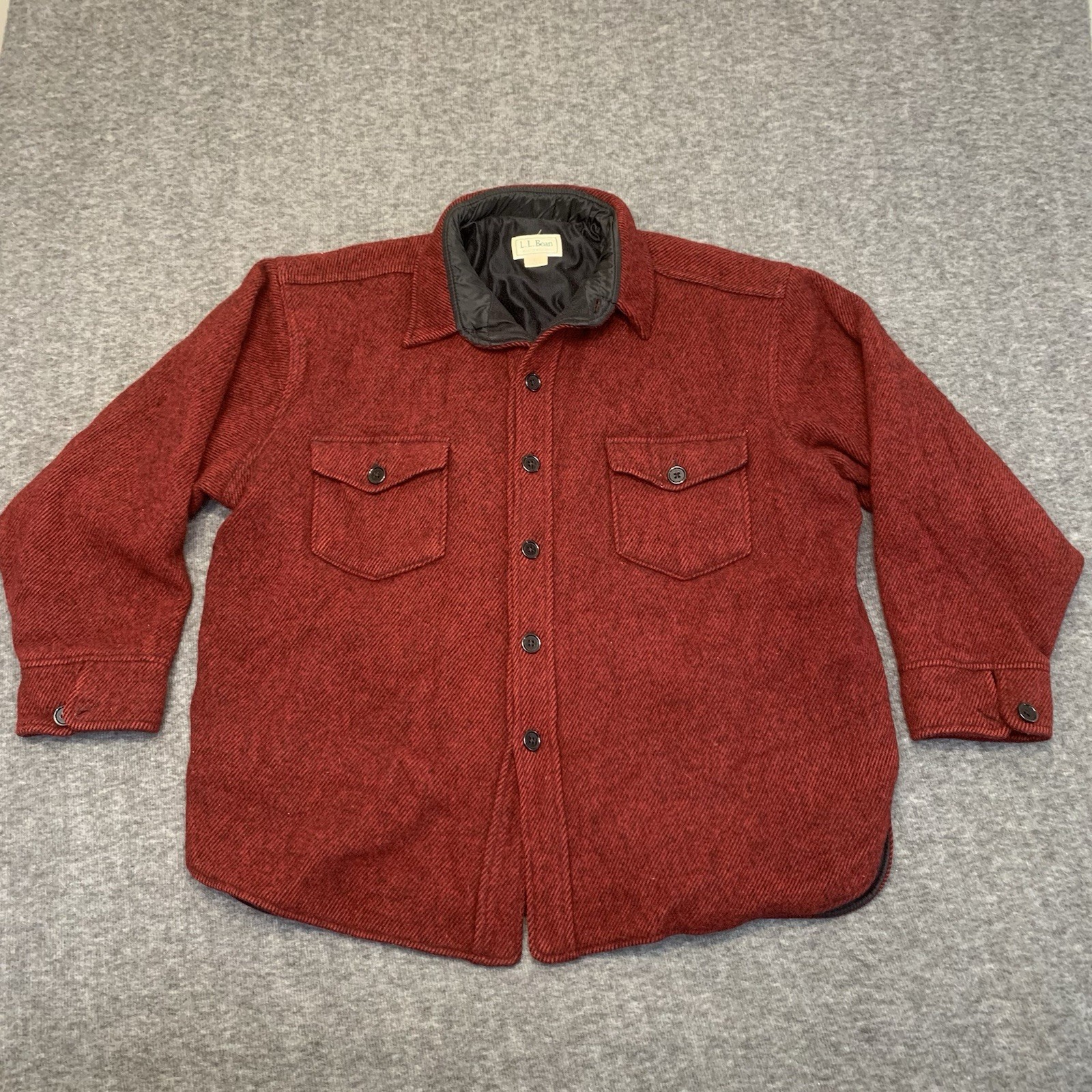 VINTAGE LL BEAN MENS FLANNEL SHACKLET NORTHWOODS GORE WIND STOPPER XL VINTAGE LL BEAN MENS FLANNEL SHACKLET NORTHWOODS GORE WIND STOPPER XL