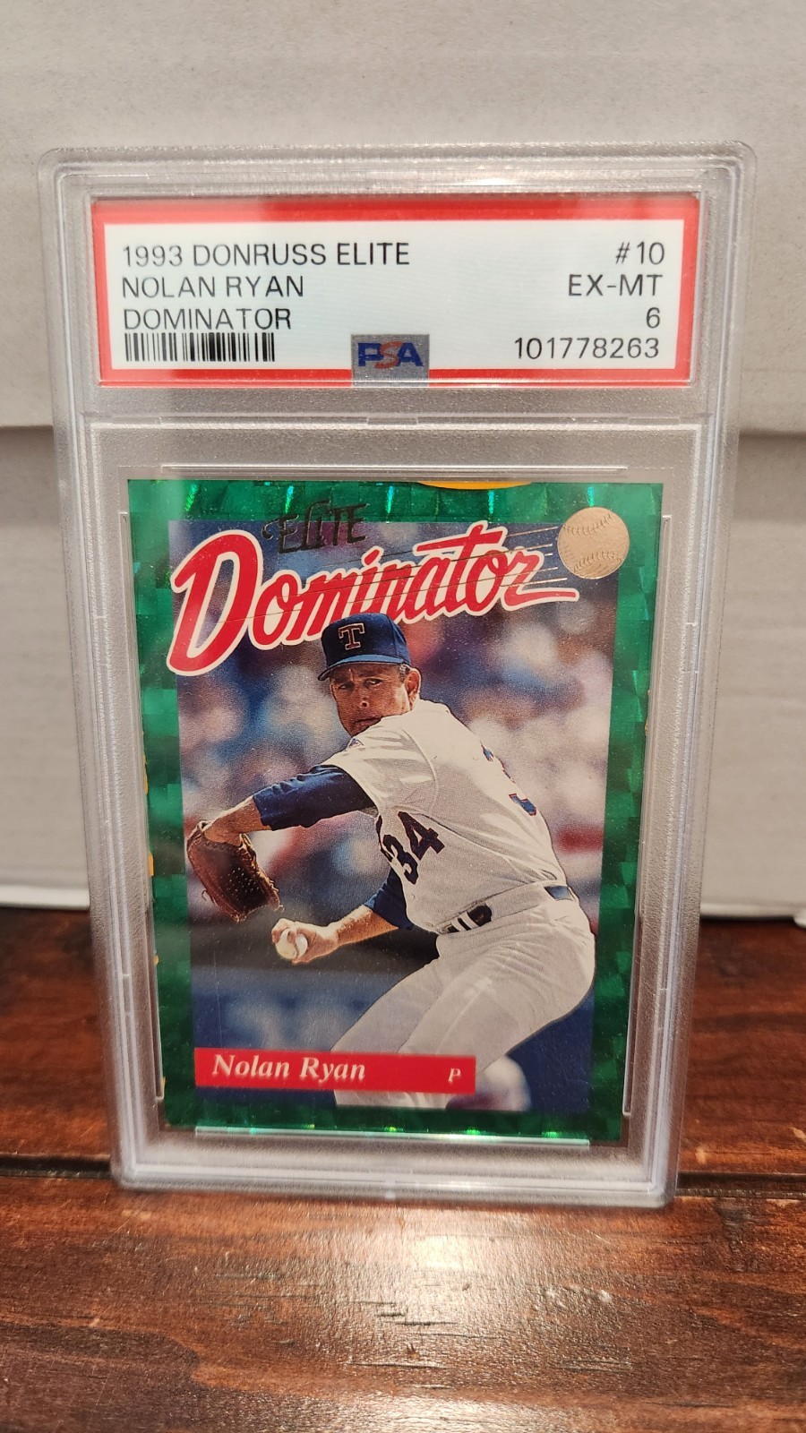 1993 Donruss - Elite Dominator Nolan Ryan #10 /5000 PSA 6