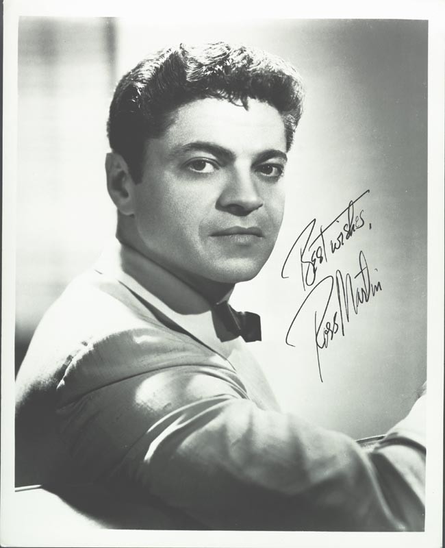 ROSS MARTIN - AUTOGRAPHED SIGNED PHOTOGRAPH