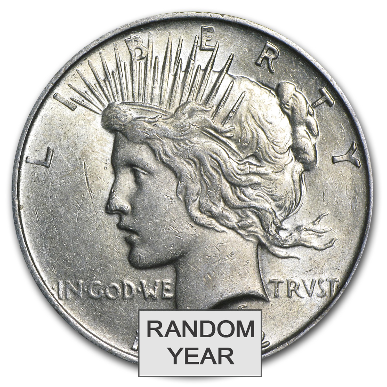 1922-1925 Peace Silver Dollar AU (Random Year) 1922-1925 Peace Silver Dollar AU (Random Year)