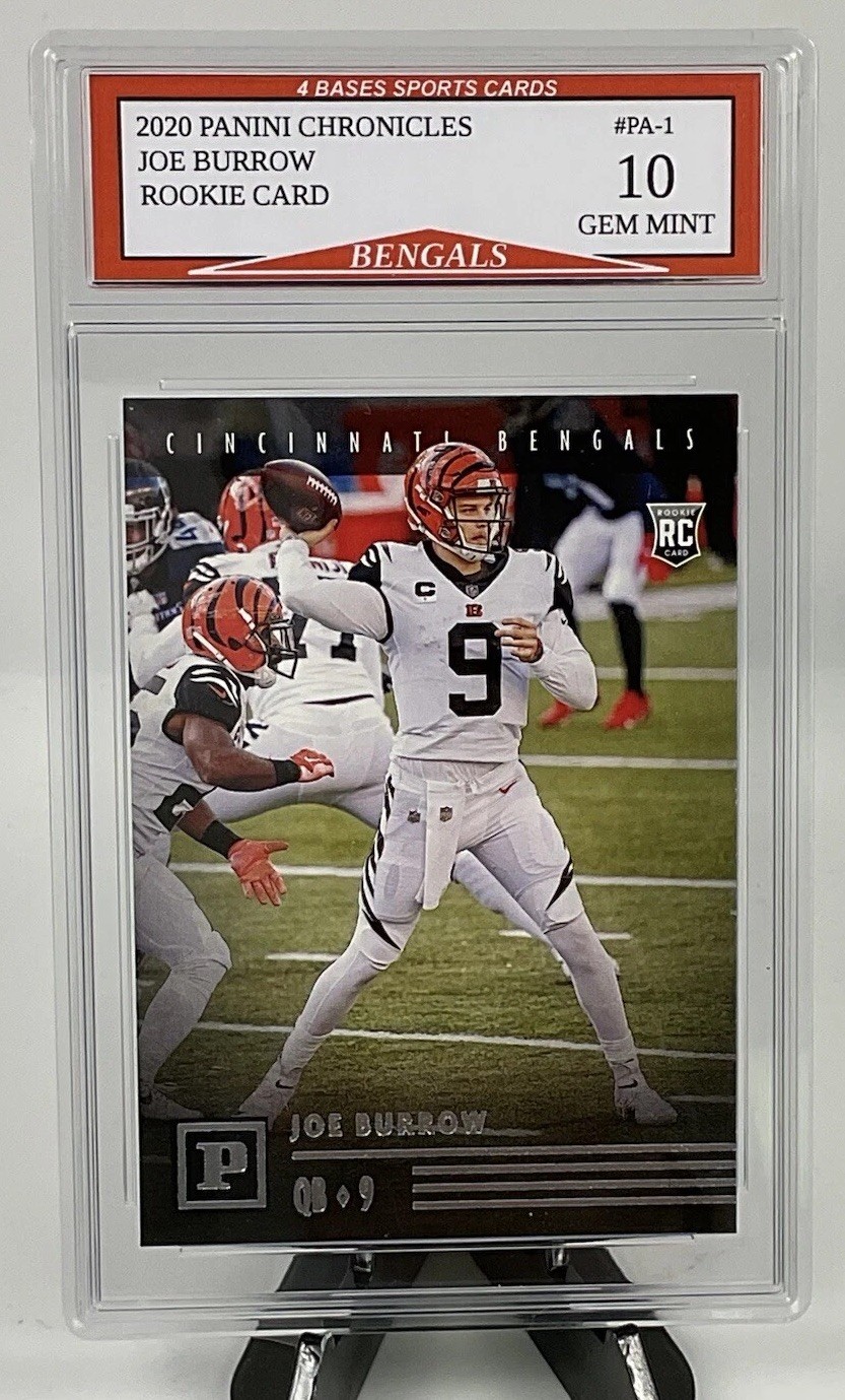 2020 Panini Chronicles Joe Burrow Bengals Rookie Card #PA-1  