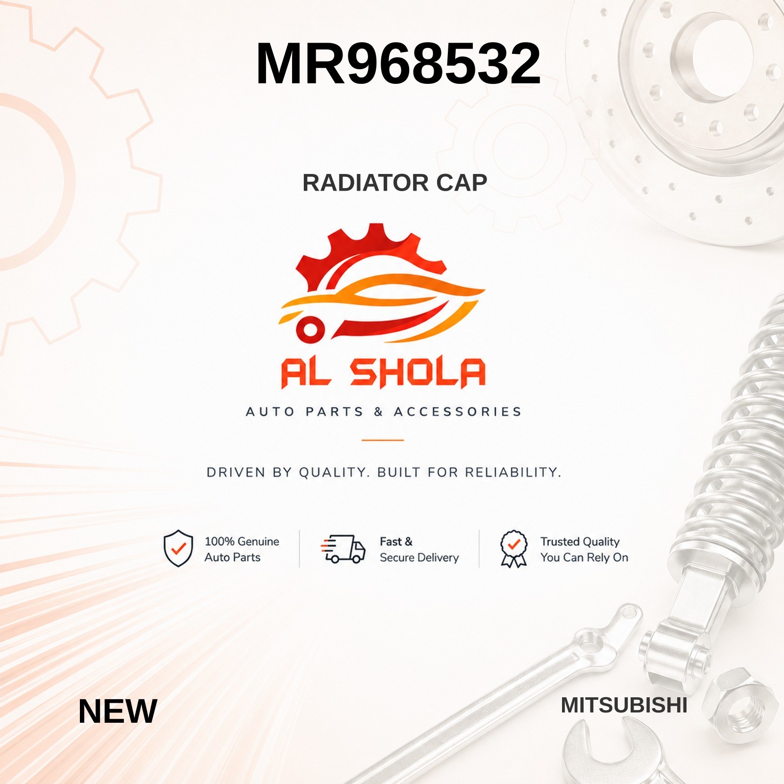 Genuine 2003-2006 Mitsubishi Montero Radiator Cap MR968532
