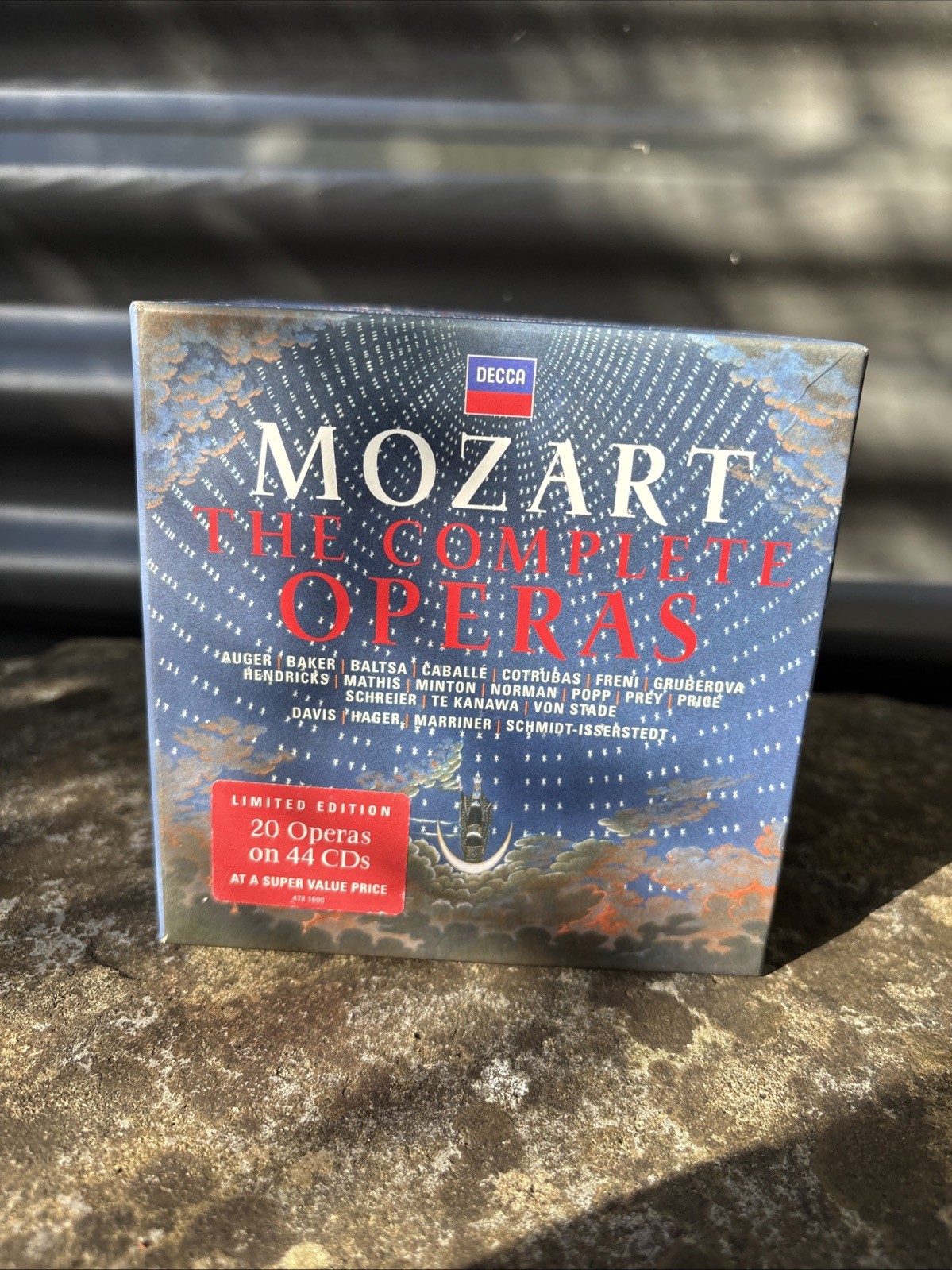 Mozart The Complete Operas 44 CD Limited Edition Decca Box Set Mozart The Complete Operas 44 CD Limited Edition Decca Box Set