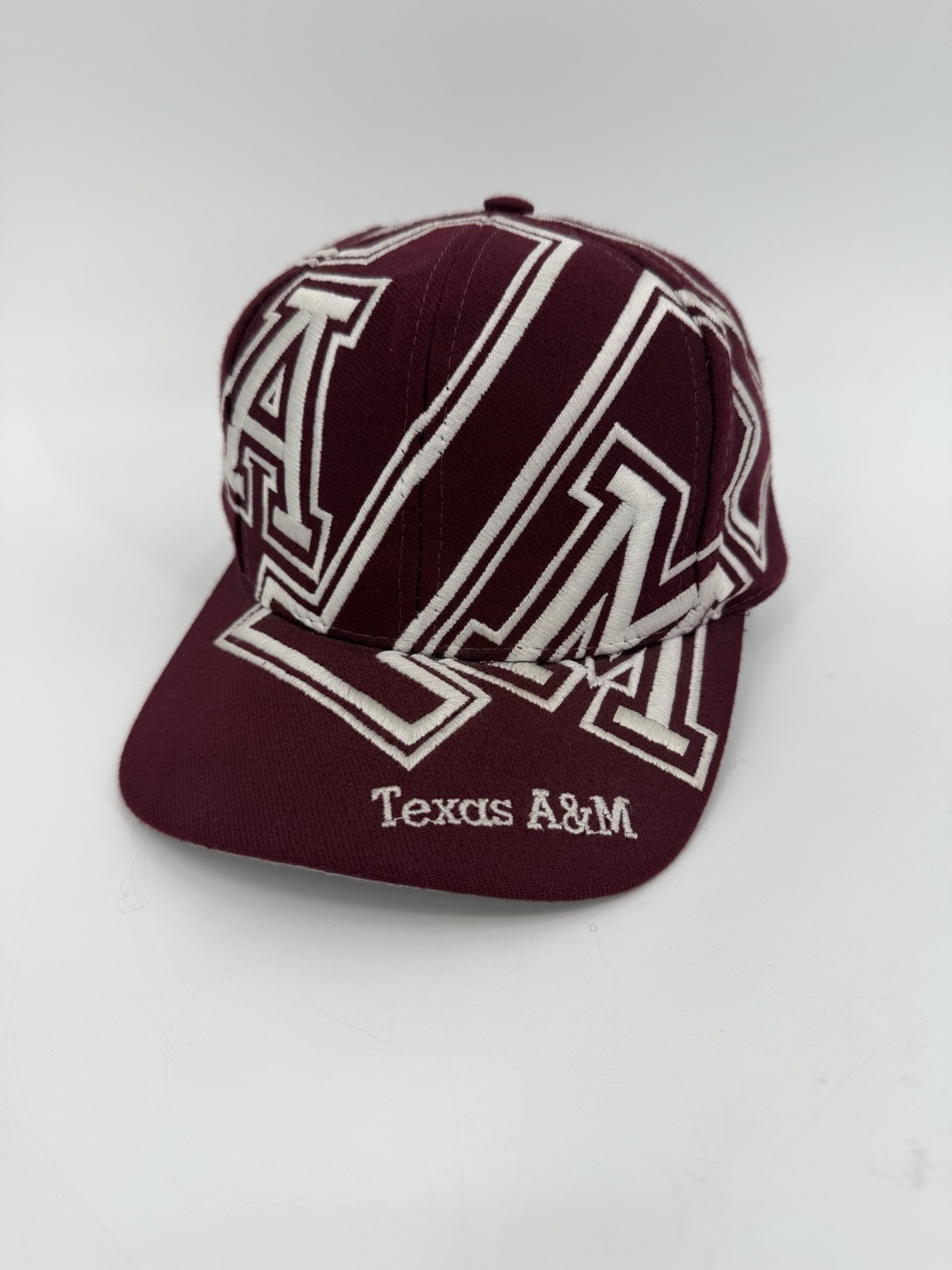 Vintage The Game Texas A&M Aggies Hat Snapback Big Logo Spellout Mens RARE Vintage The Game Texas A&M Aggies Hat Snapback Big Logo Spellout Mens RARE