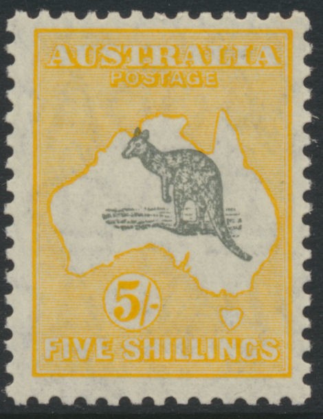 Australia 1929-30 5/- Mint u/m SG111 Cat £250
