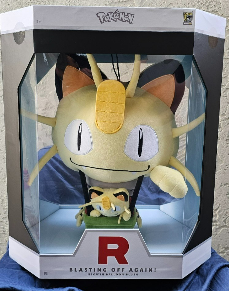 SDCC 2026 Pokemon Jazwares Blasting Off Again Meowth Hot Air Balloon 16\