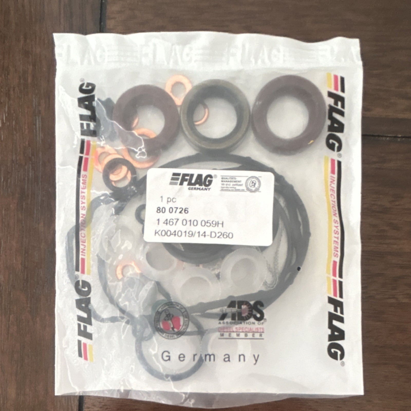 Bosch ve injection pump  Kit ,3 oil seal size, 80 0726 ,1467010059  