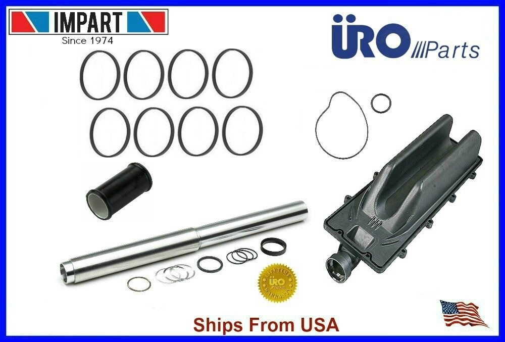 BMW V8 Collapsible Coolant Transfer Pipe Repair Kit Complete W/ URO Pipe 06-10