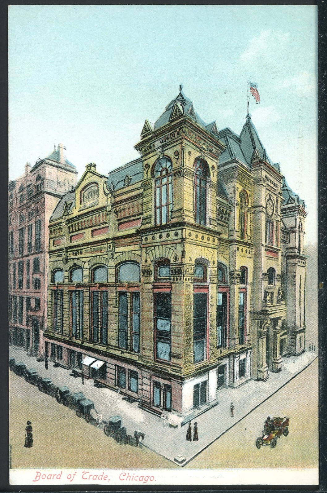 Pristine ca.1910 Chicago IL Board of Trade Building Vintage Postcard A2044