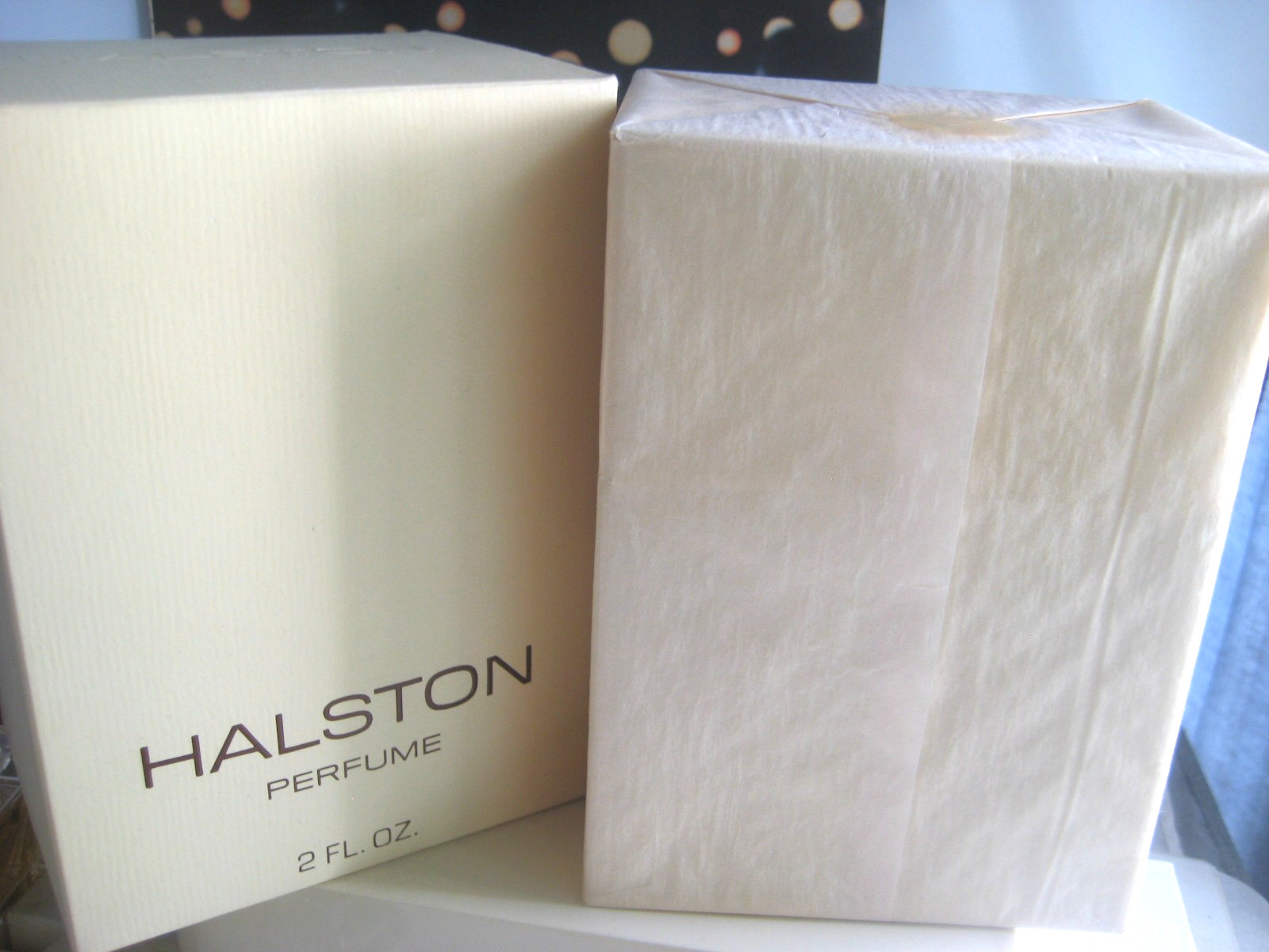 🎁Classic Vintage Seal Large 2 oz **PARFUM Halston Fragrance INC pure perfume