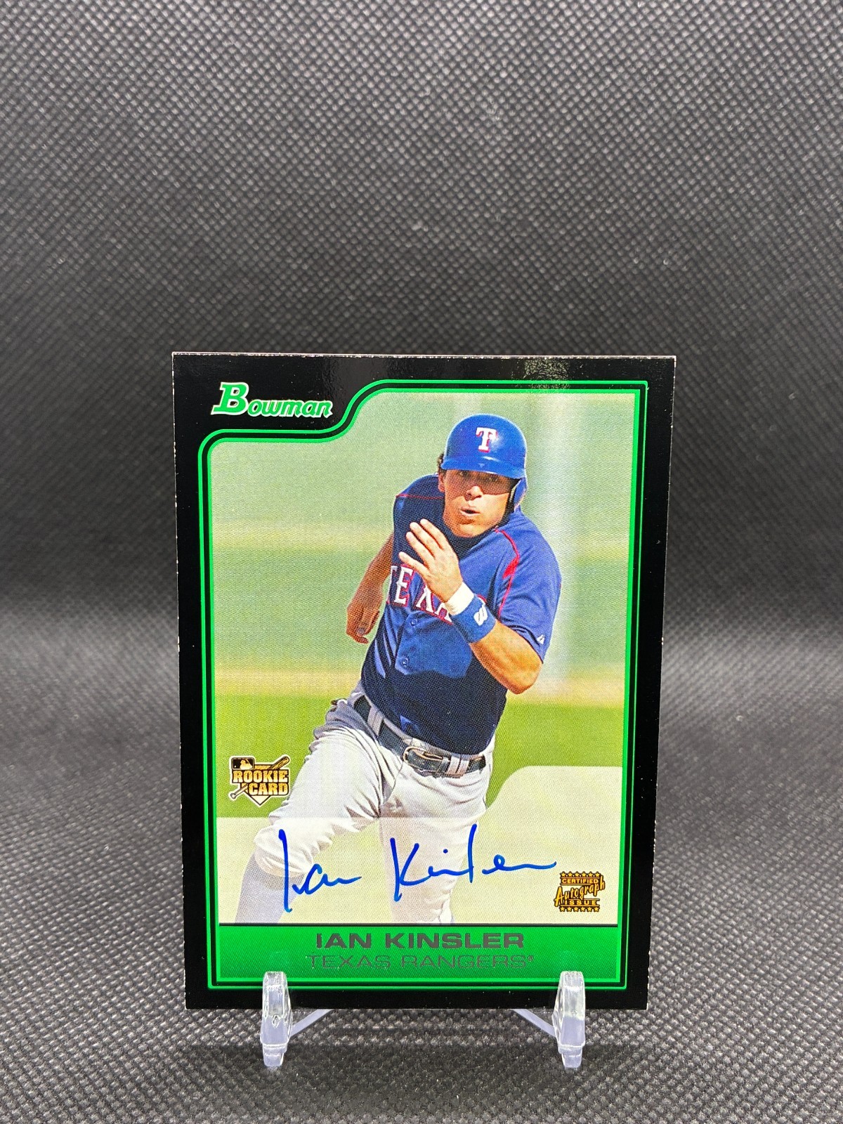 Ian Kinsler 2006 Bowman #231 Rookie Auto Texas Rangers