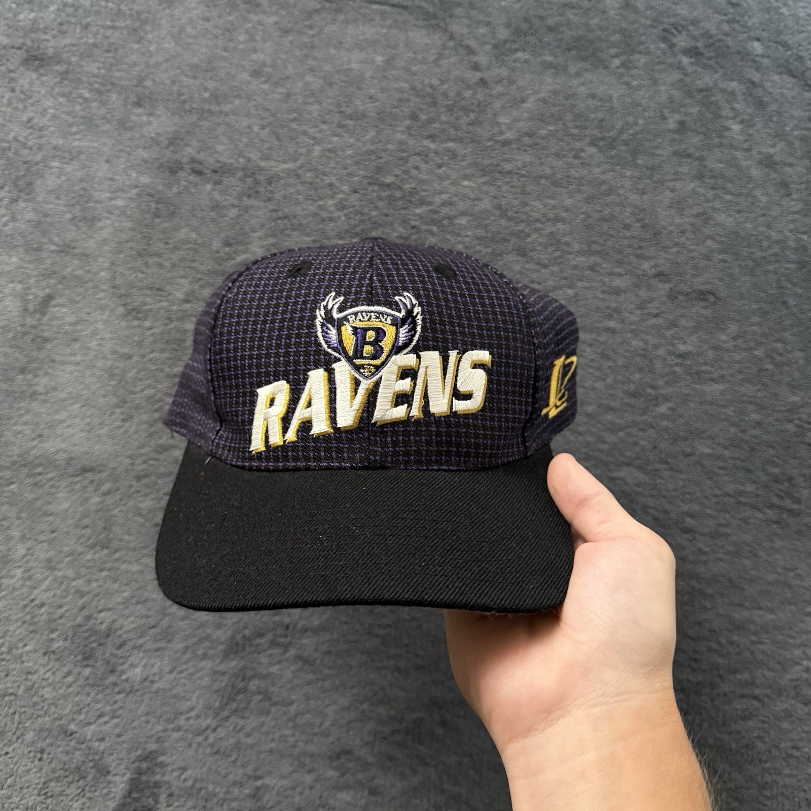 Vintage Baltimore Ravens Pro Line Logo Athletic Hat