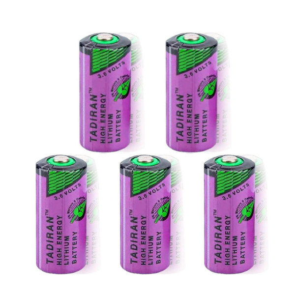 5x TL-5955 2/3AA 3.6V Battery for Tadiran TL-4955 SL-761 ER14335 PLC CNC Battery