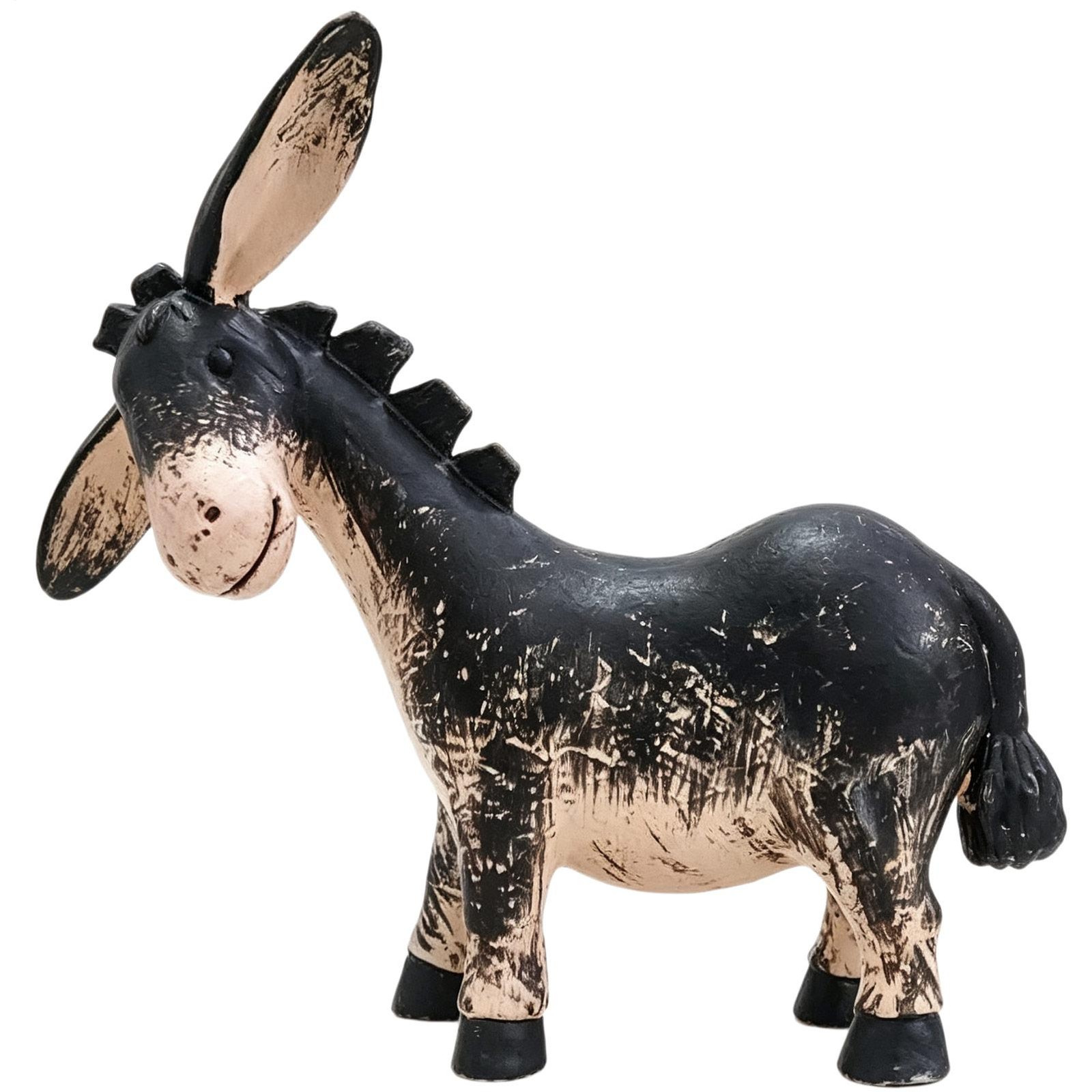 Vintage Donkey Figurine Resin Donkey Statue Farm Animal Ornament Home Decor