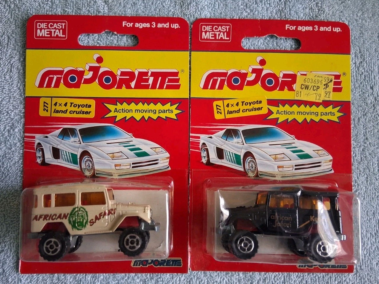 Majorette Vintage Toyota 4x4 Land Cruiser #277 African Safari & Kenya Raid 86 Majorette Vintage Toyota 4x4 Land Cruiser #277 African Safari & Kenya Raid 86