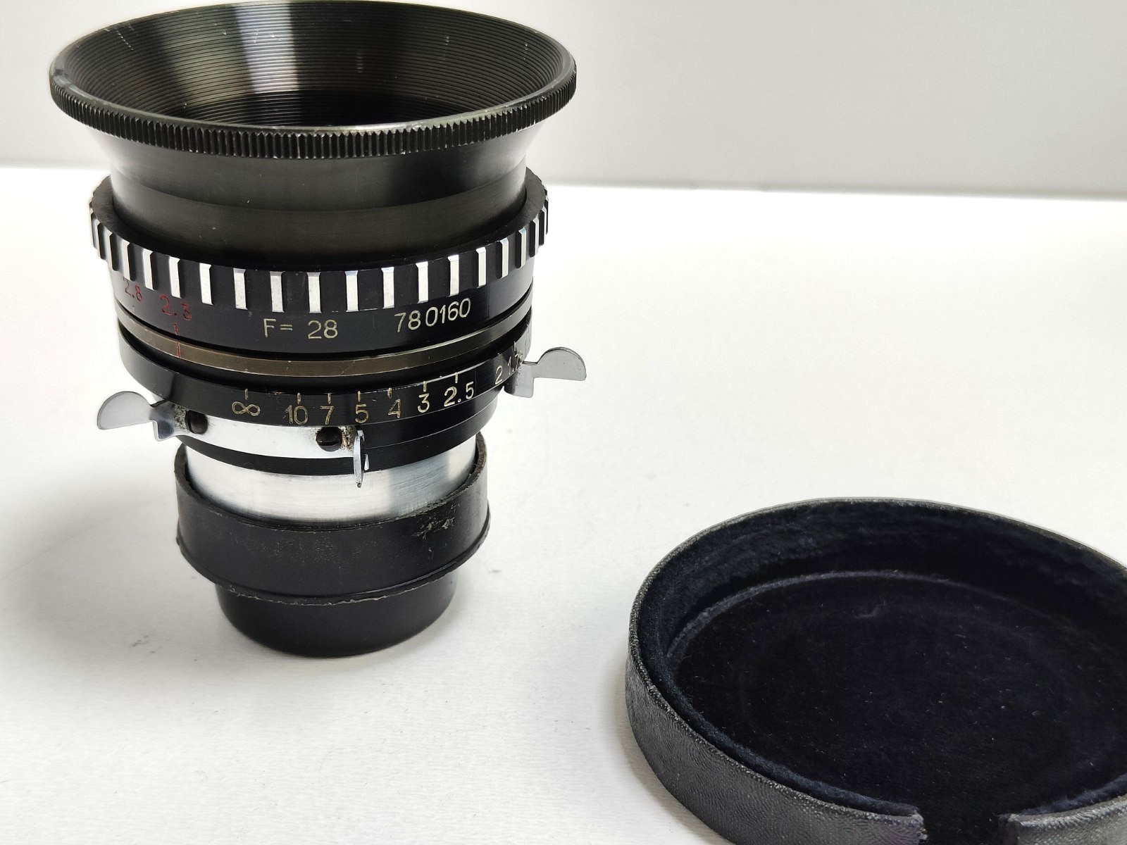 Rare Soviet film lens OKS F = 28 for camera convas