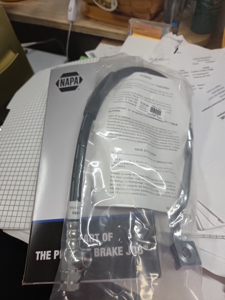 NEW NAPA HYDRAULIC BRAKE HOSE 381280 NEW NAPA HYDRAULIC BRAKE HOSE 381280