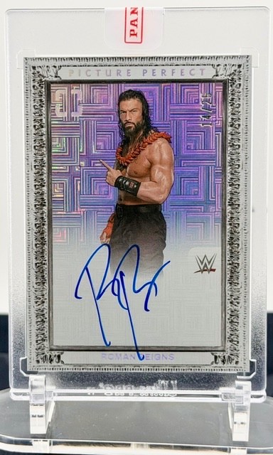 Roman Reigns 2024 Panini Photogenic WWE Picture Perfect Auto Autograph /25