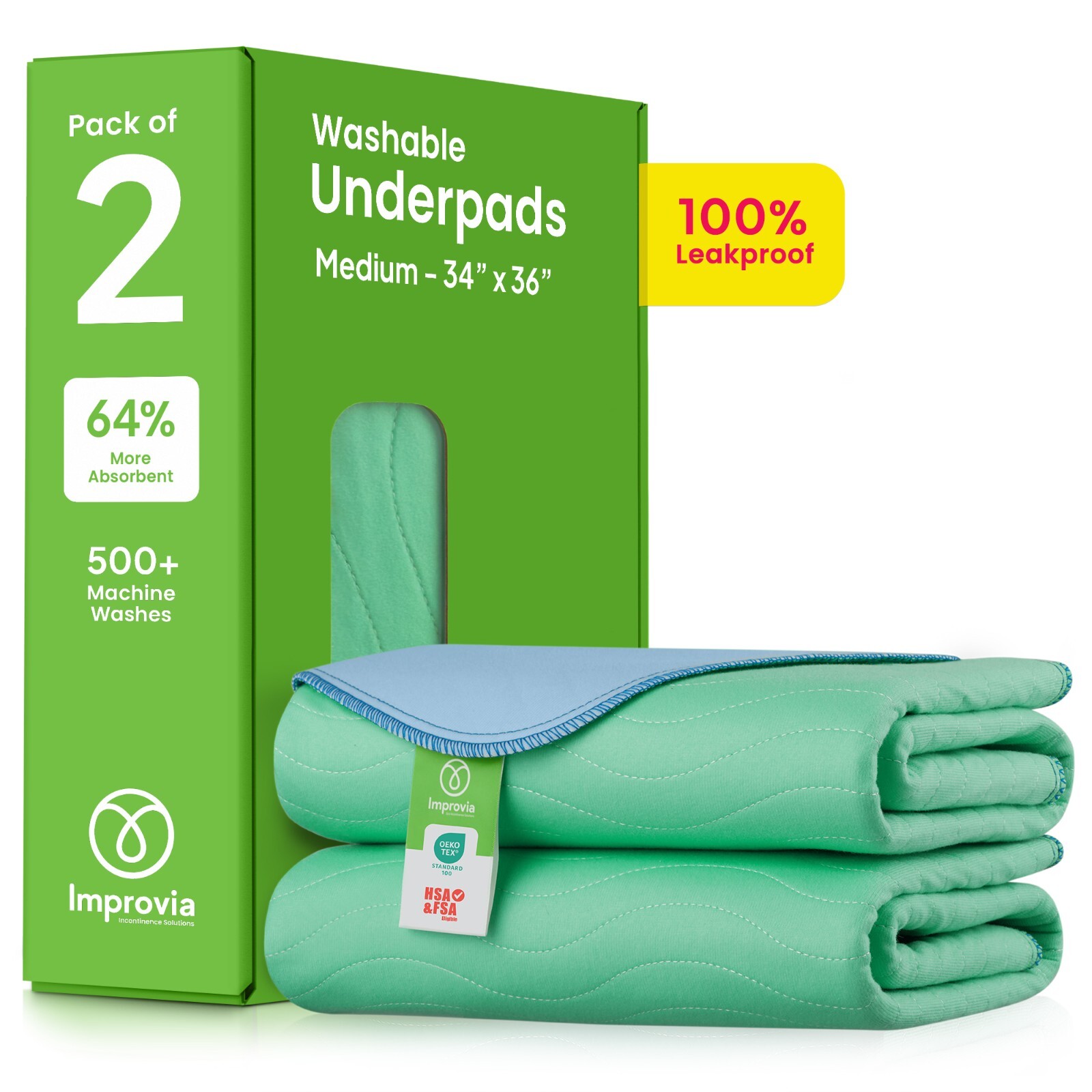 Reusable Underpads Washable Incontinence Waterproof bed pet pads 34\