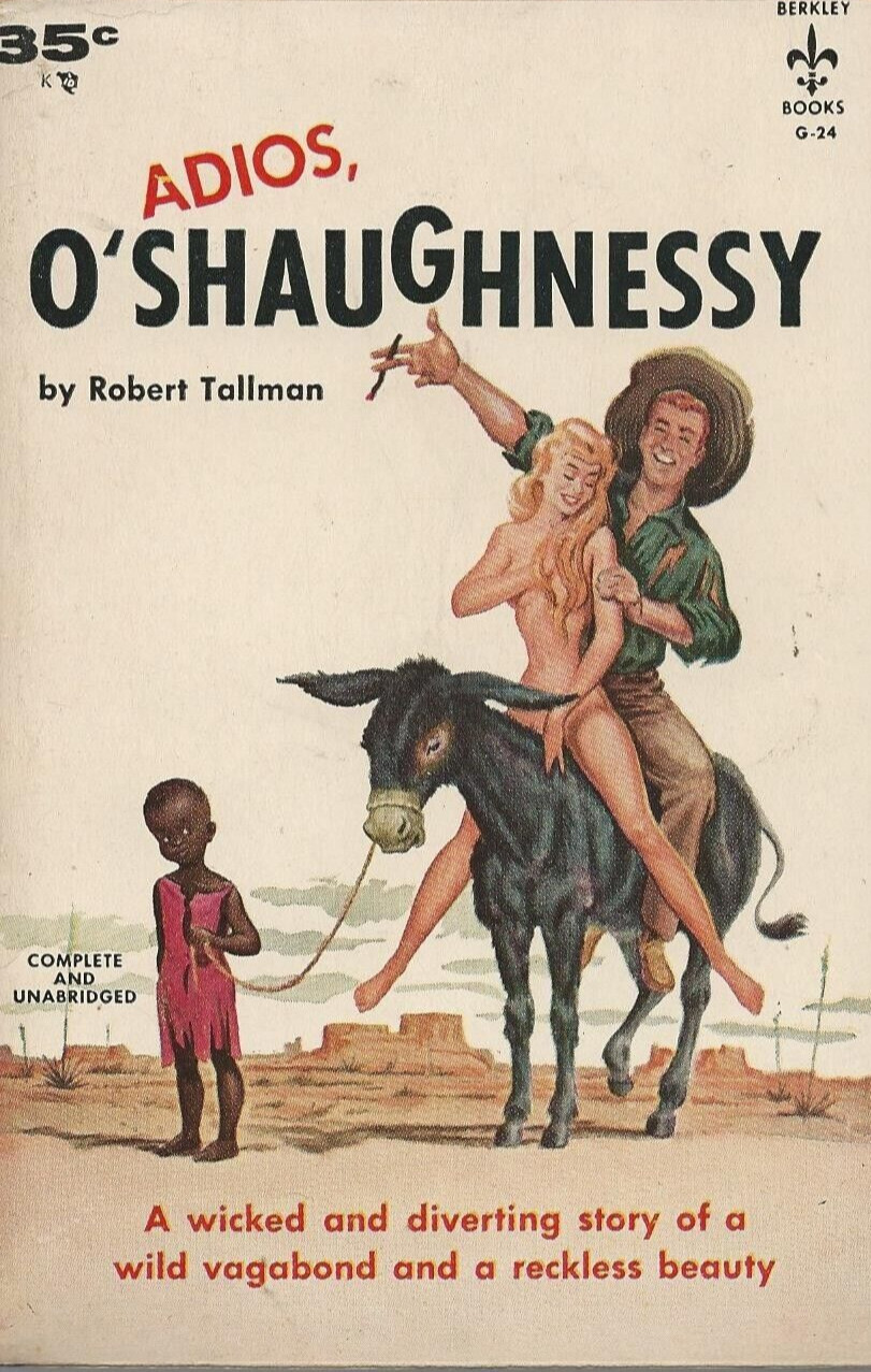 Berkley Books G-24 Adios O\'Shaughnessy Robert Tallman Vintage Sleaze Paperback