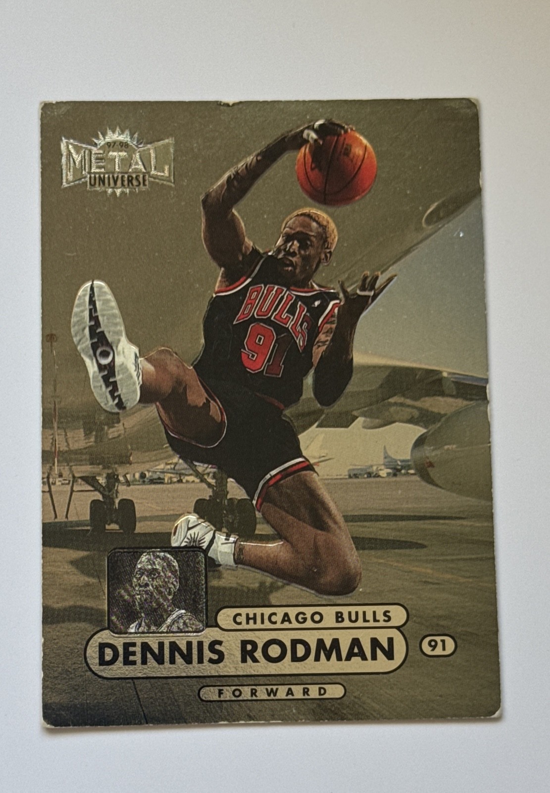 1997-98 Metal Universe Championship Preview - Dennis Rodman #62