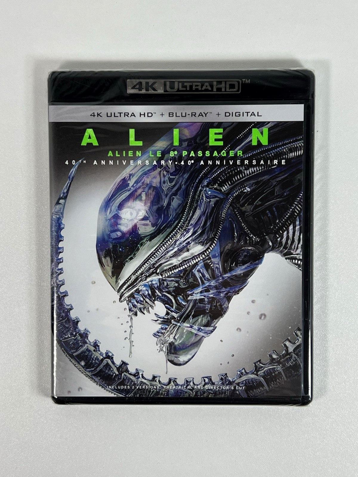 Alien 40th Anniversary Edition 4K Ultra HD Blu-ray Pre Disney Release New Sealed