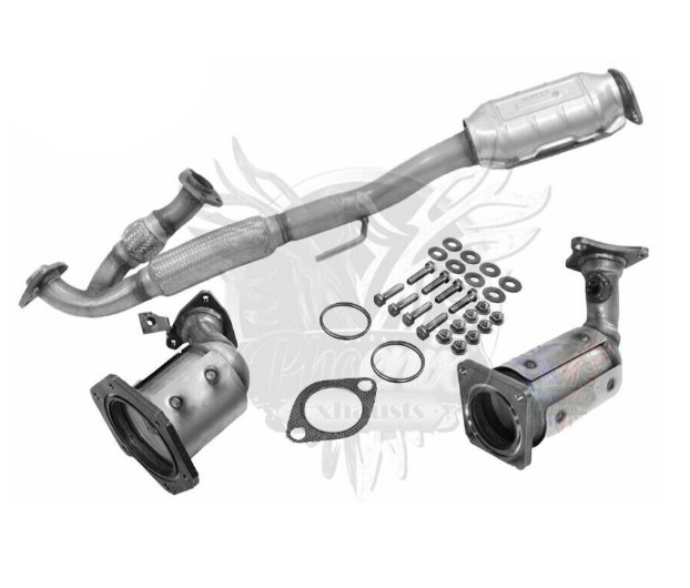 Fits 2007-2017 Nissan Altima 3.5L All 3 Catalytic Converters with Flex Y-Pipe