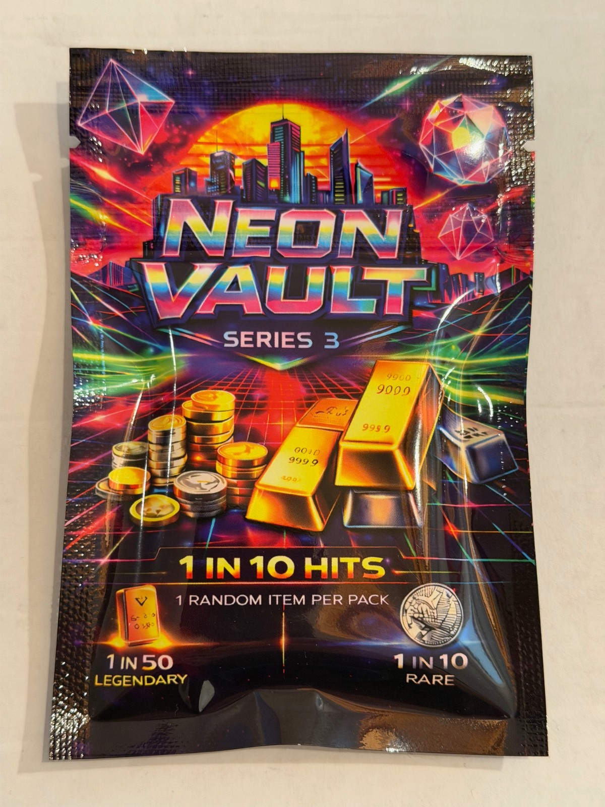 Neon Vault Mystery Pack 1/10 Odds Coin Gold Silver Oz like Horizon Vaultbox Neon Vault Mystery Pack 1/10 Odds Coin Gold Silver Oz like Horizon Vaultbox