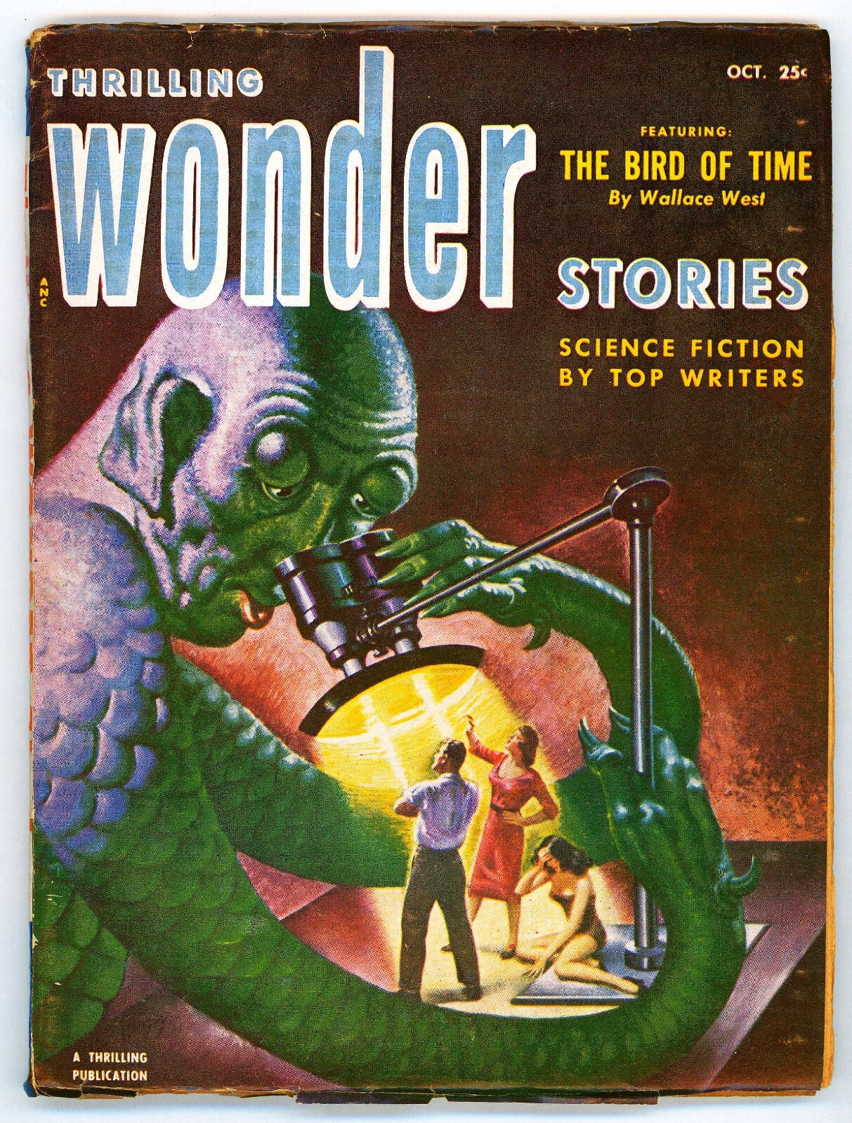 THRILLING WONDER STORIES Vol 16 #1 VG 4.0 Alex Schomburg Oct 1952 Pulp THRILLING WONDER STORIES Vol 16 #1 VG 4.0 Alex Schomburg Oct 1952 Pulp