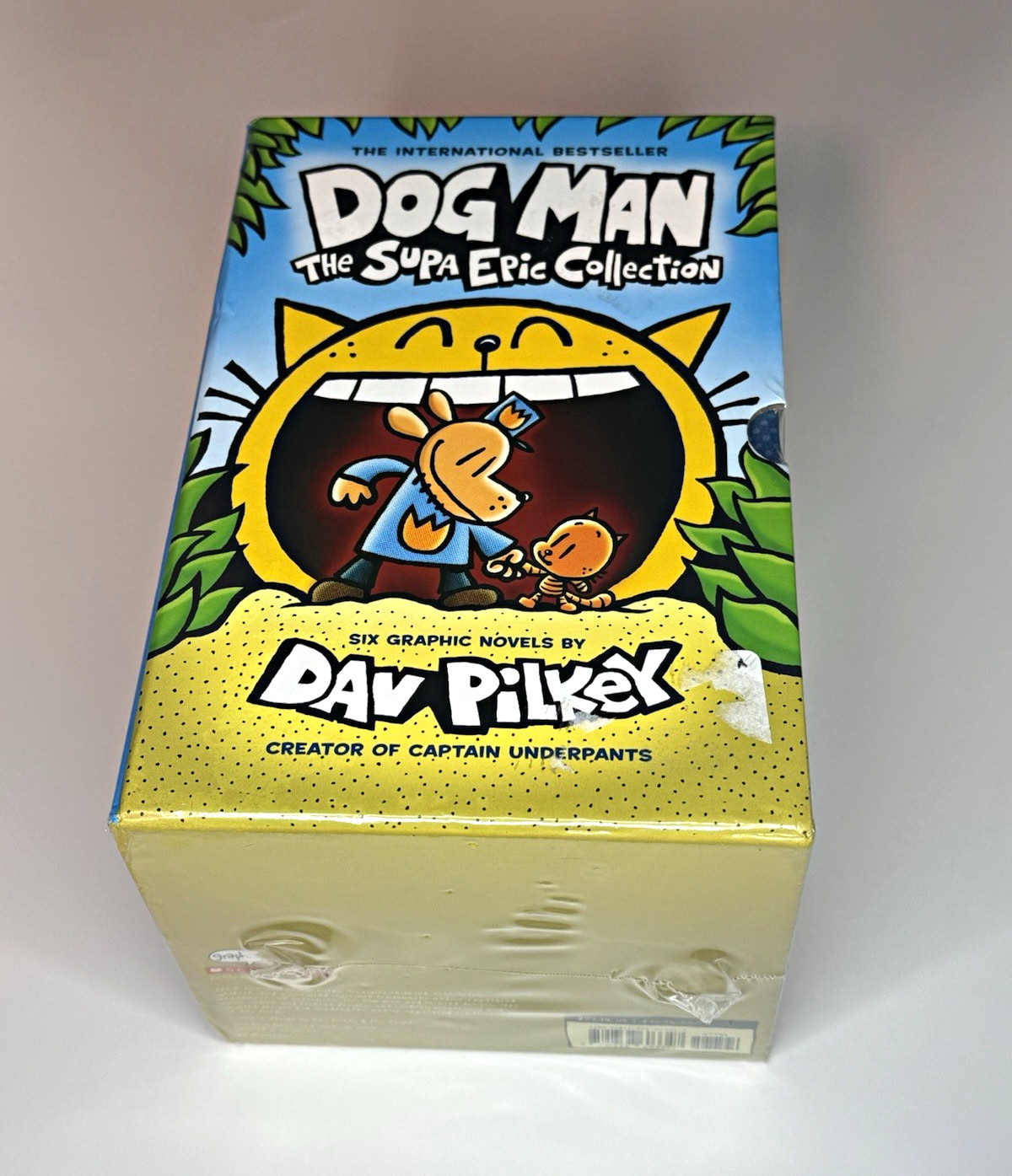 Dog Man The Supa Epic Collection Books 1-6 Dav Pilkey Hardcover Box Set 