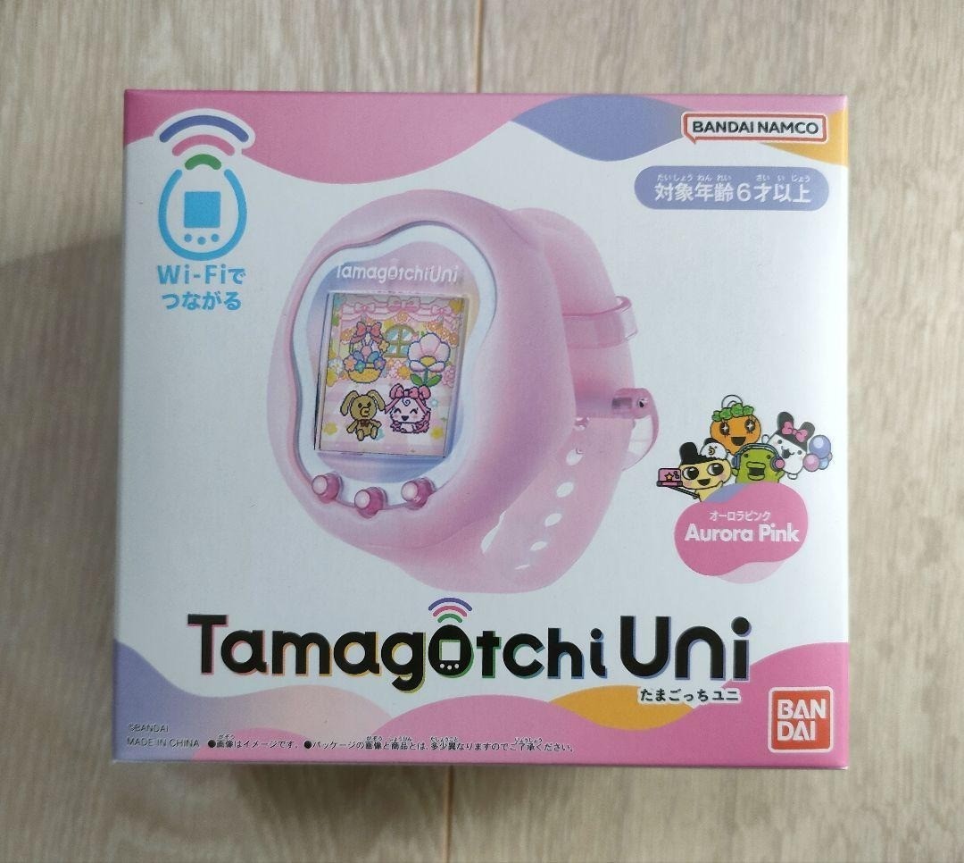 Tamagotchi Uni Aurora Pink Premium Bandai Limited Color