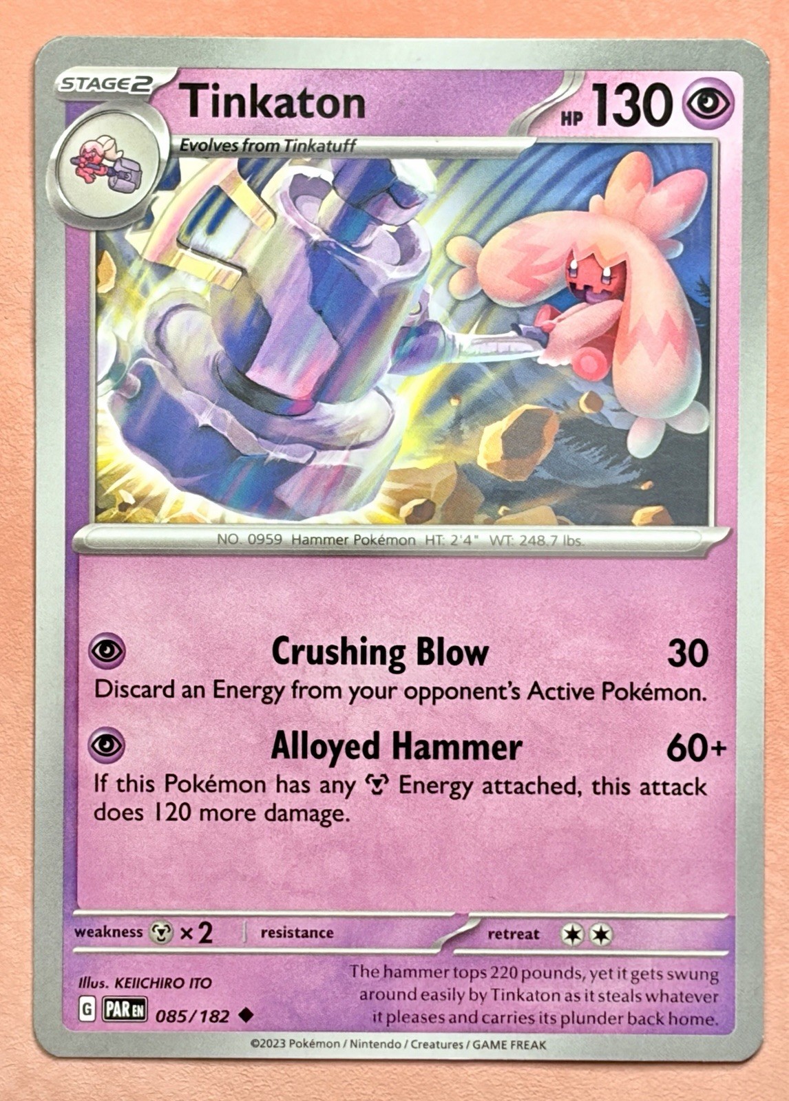 Tinkaton~ Cute Pokemon Cards ~ Pretty in Pink & Pastel Gallery~ Pink Pokemon