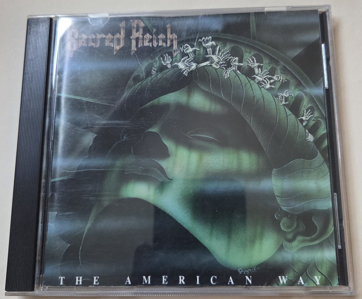 Sacred Reich - The American Way CD, 1st ed 1990, Mint Disc, 