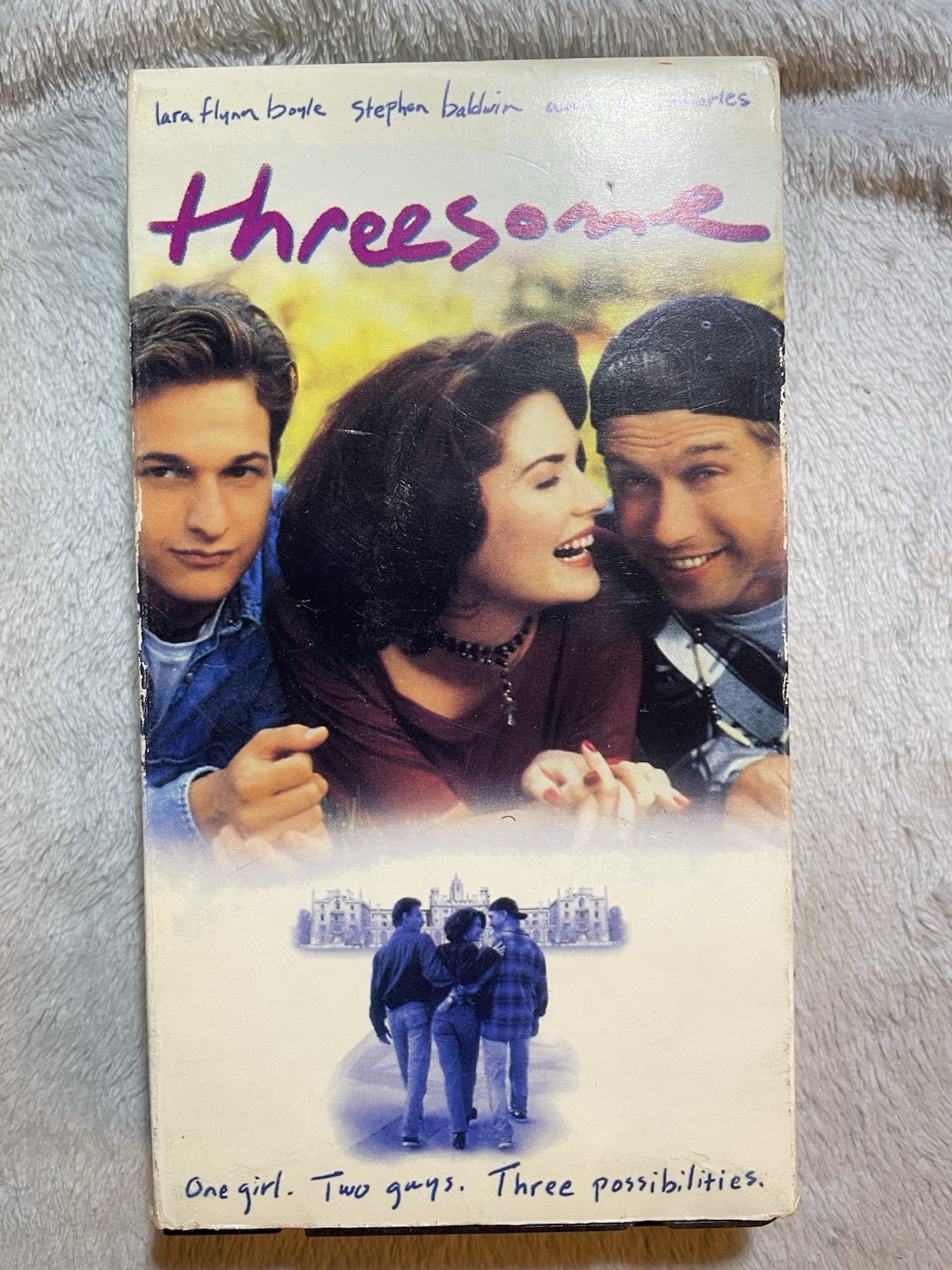 Columbia TriStar Home Video Threesome VHS NTSC R CC 1994 Fleming Boyle Columbia TriStar Home Video Threesome VHS NTSC R CC 1994 Fleming Boyle
