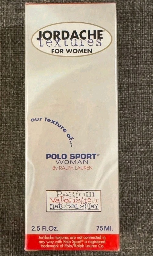 Vintage 90s Y2k Sealed Jordache Textures Women Polo Sport Perfume Spray 2.5 oz Vintage 90s Y2k Sealed Jordache Textures Women Polo Sport Perfume Spray 2.5 oz