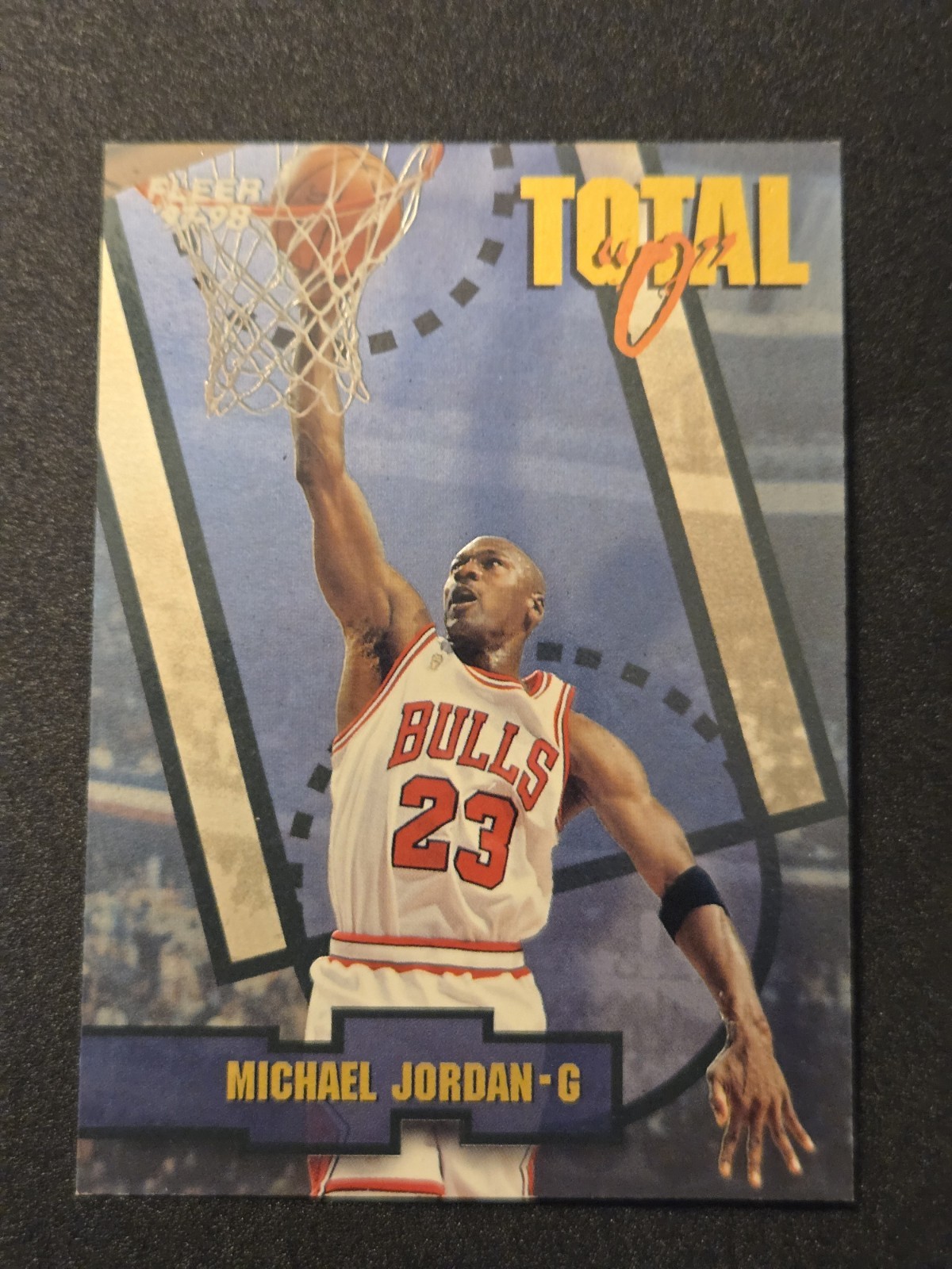 Fleer 1997-98 Total O #5 TO Michael Jordan Chicago Bulls Insert